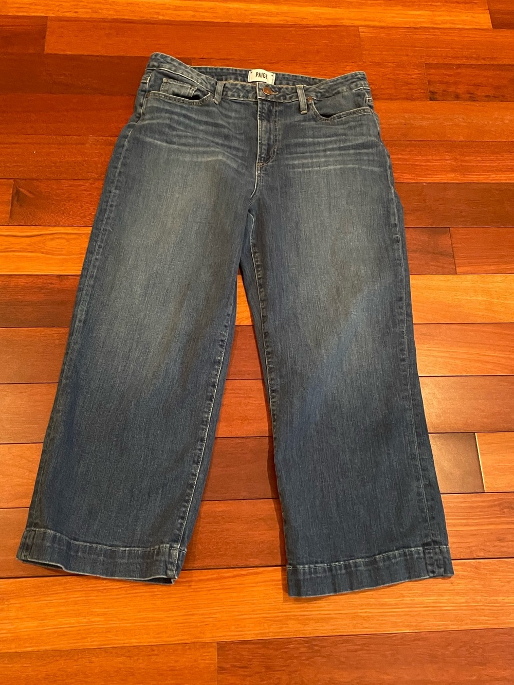 Paige Nellie Wide-Leg Crop Jeans